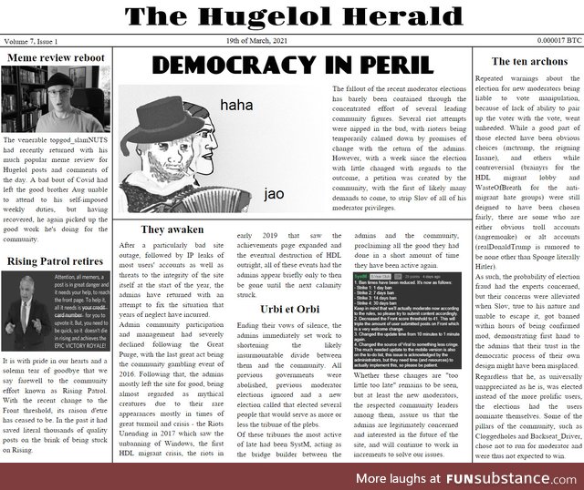 You know 2020 was bad when there was no  Herald posted for the whole of it