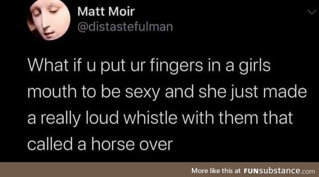 Be careful with horse girls