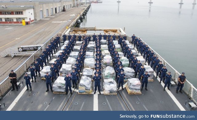 18 tons of cocaine, allegedly