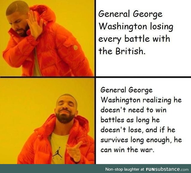 Gen. George Washington understanding what many of history's greatest generals could not