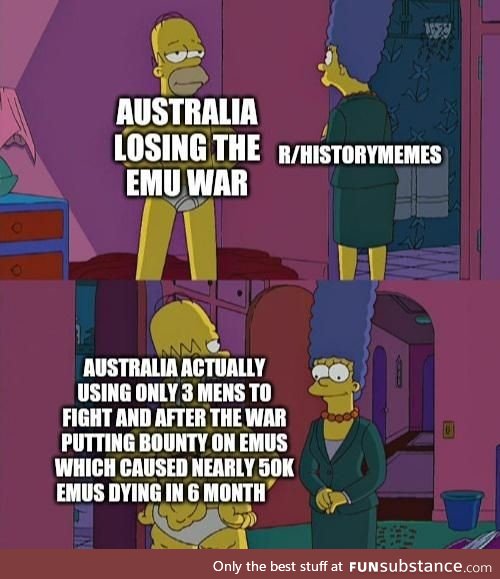 Emu war is bit dark