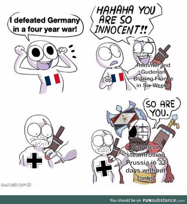 The Franco-German rivalry was something else
