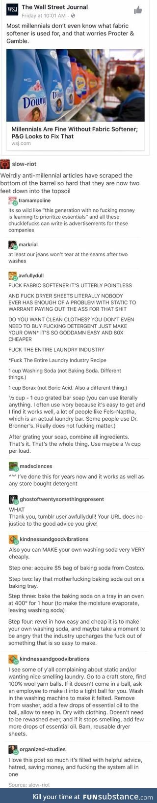 Laundry Soap for millenials