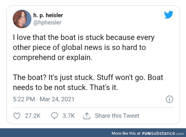 Boat needs to be not stuck