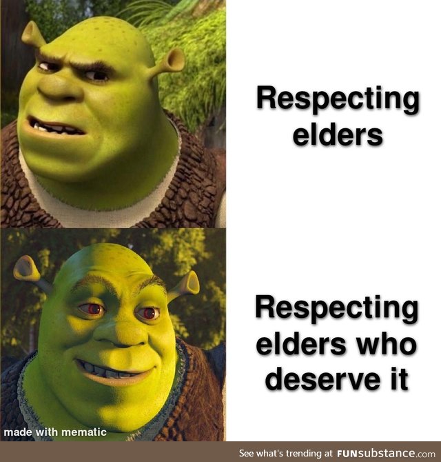 Not all elders are worth my respect