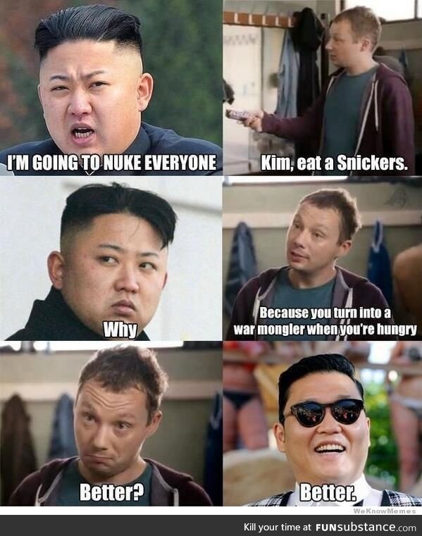 So Kim-Jong-Un was PSY the whole time
