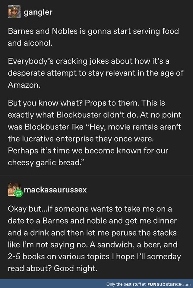 Invest in Barnes and Nobles, in my opinion
