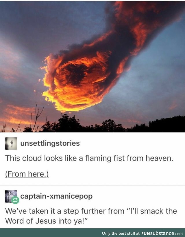 Flaming Fist of Heaven sounds like an anime attack