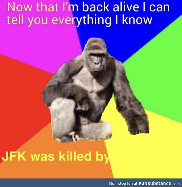 Guys, JFK was killed by