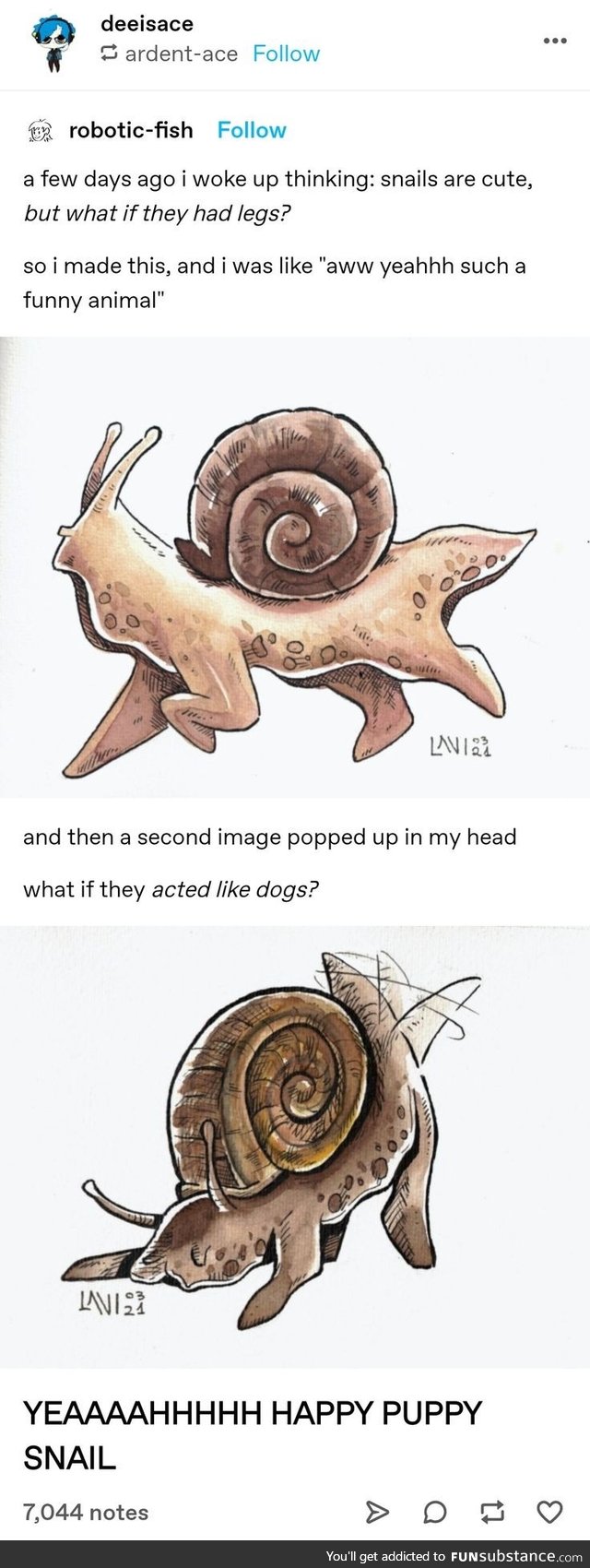 What if snails had legs