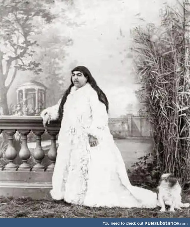 Meet princess Anis al-Doleh. She had over 150 princes wanting to marry her out of which