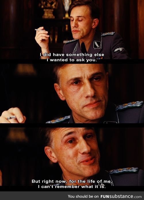If Christoph Waltz's performance didn't disturb you, you didn't watch the film properly