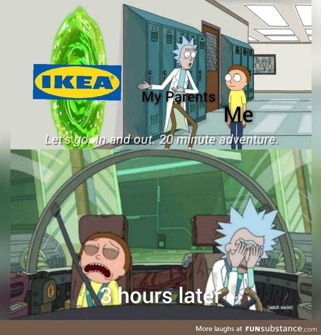 I swear I have never had a trip to Ikea that was less than 2 hours