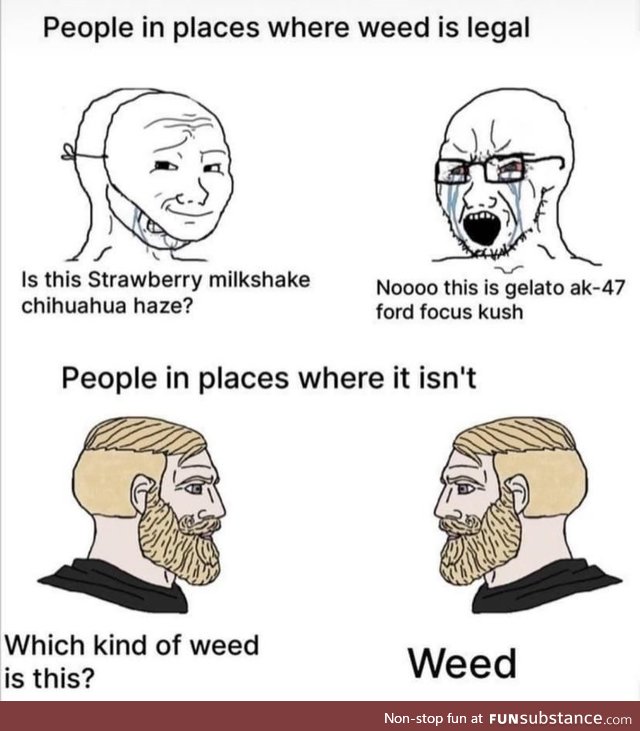 Dude, it’s weed bro