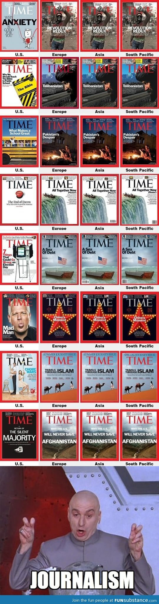 Probably the only time americans will see these covers