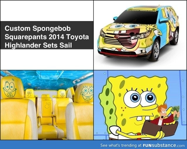 Spongebob car