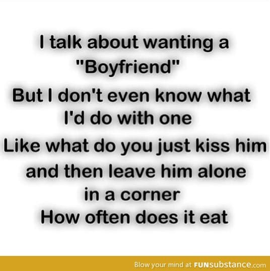 What to do with a boyfriend