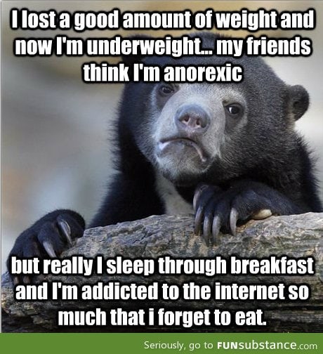 I'm really not anorexic...
