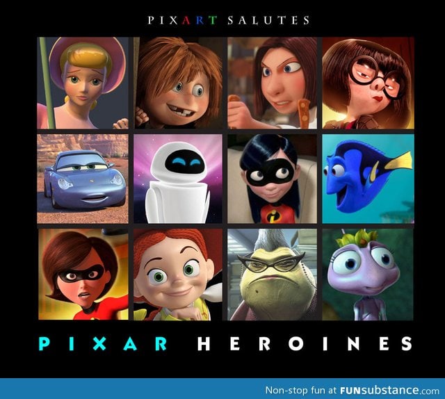 Pixar Heroines