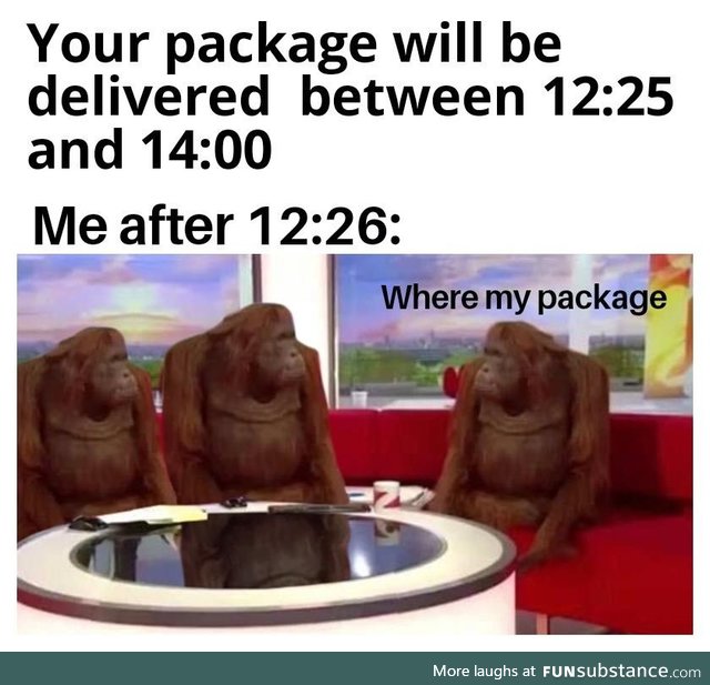 I want my package