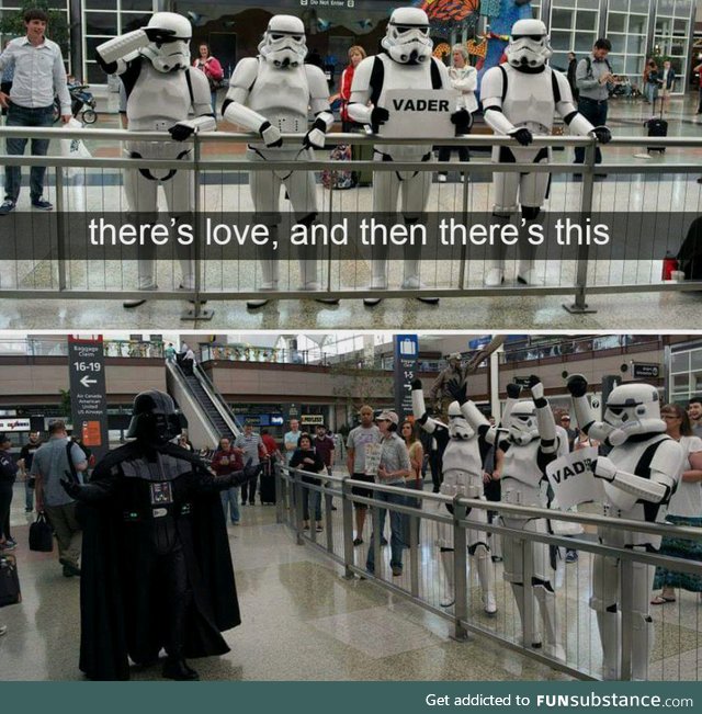 Stormtroopers at the airport (I don't have a clever title)