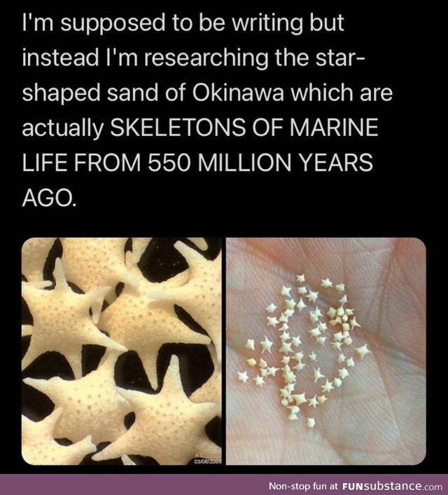 Star-shaped sand