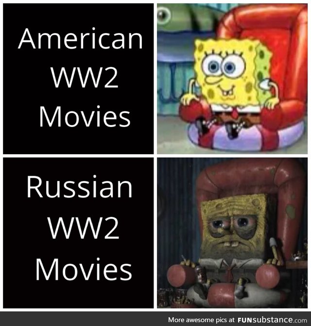 Russian WW2 movies are depressing