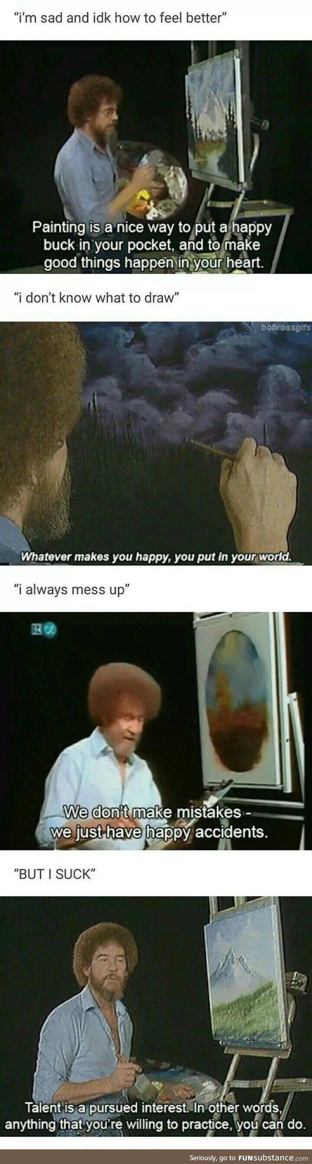 Painting with Bob Ross