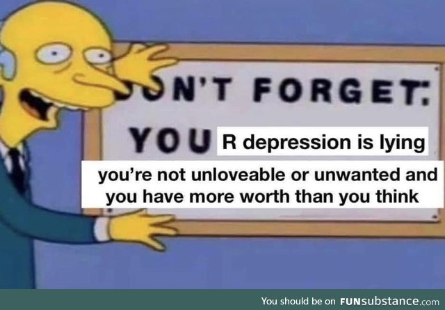 Your depression is lying to you