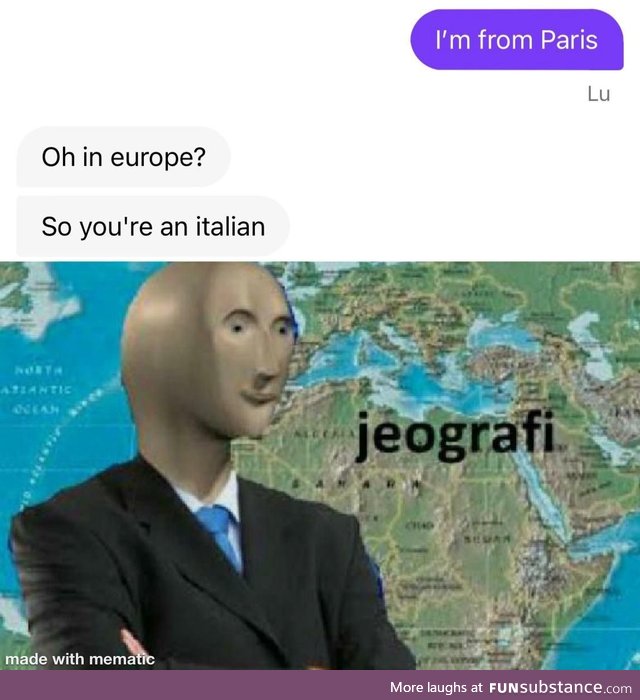 You know, I’m something of an Italian myself