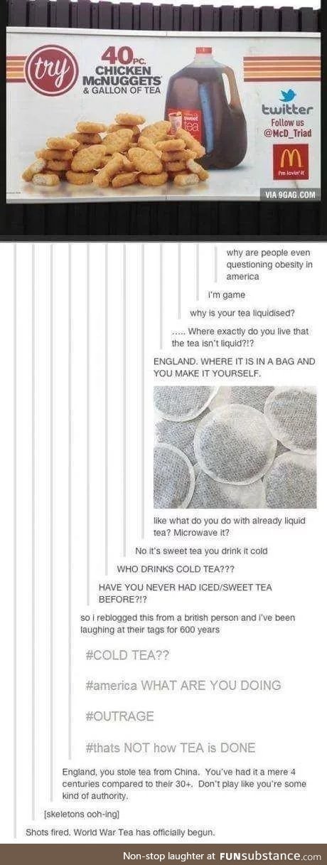 World War [iced] Tea