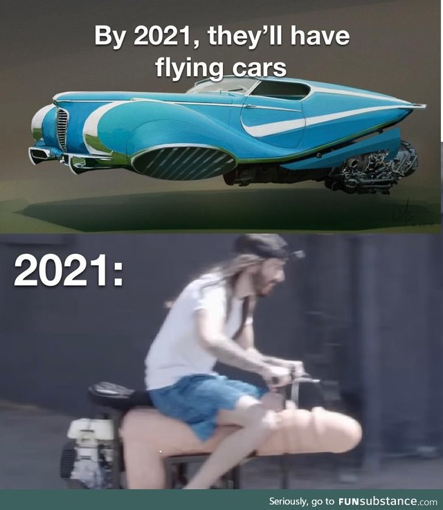 Rather get rear-ended by the flying car