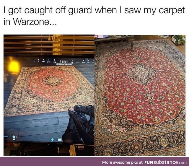 I also have that carpet