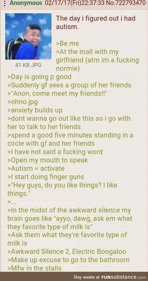 Anon changes the topic