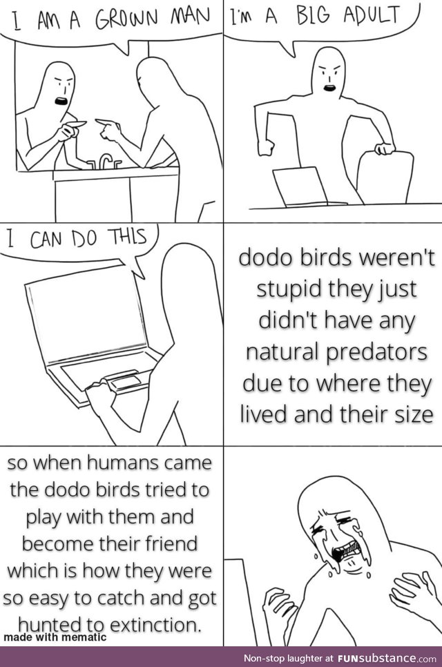 I've heard this sub is a fan of the great emu wars, but have you heard of the dodo