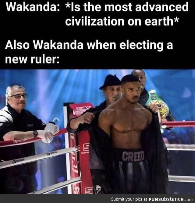 Wakanda be like