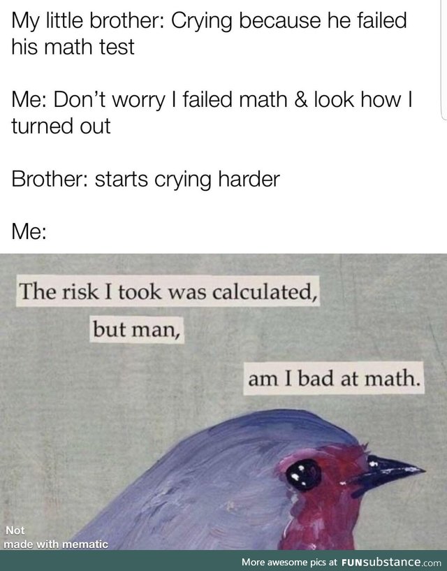 Who needs maths anyways?