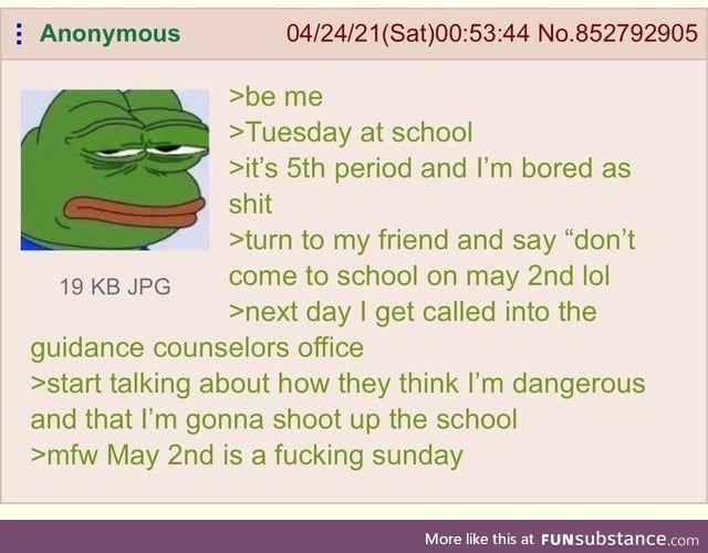 Anon the school shooter