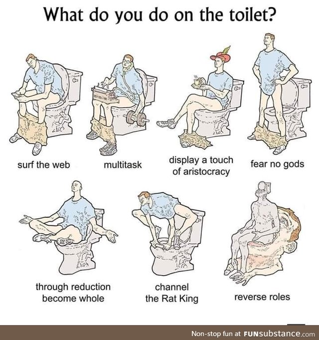 The many toilet methods