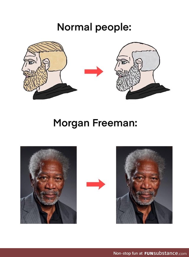 Morgan freeman be like