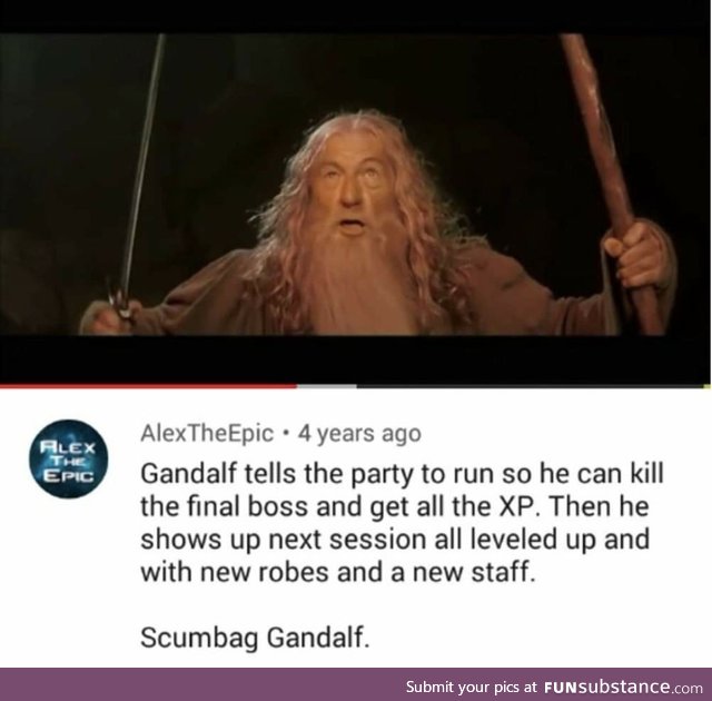 Scumbag gandalf