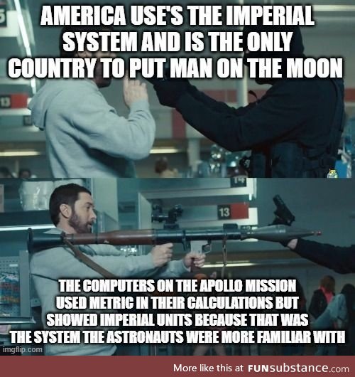 Metric is the best system