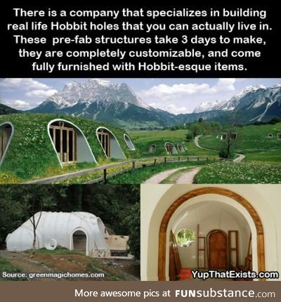 Hobbit-esque houses