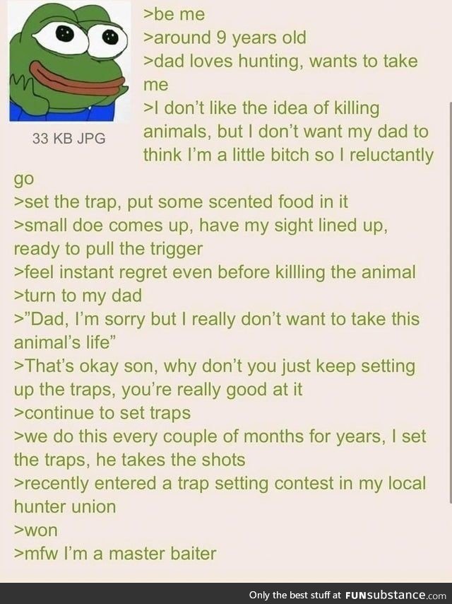 Anon is setting up the traps