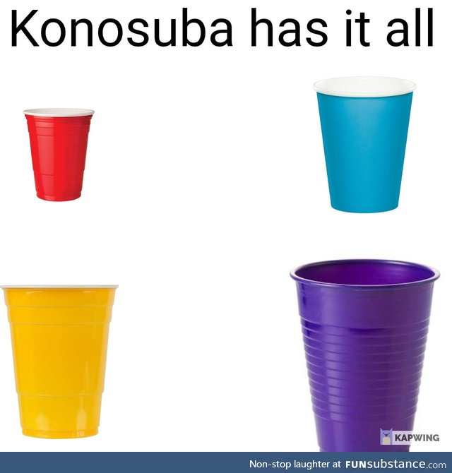 Konosuba has it all