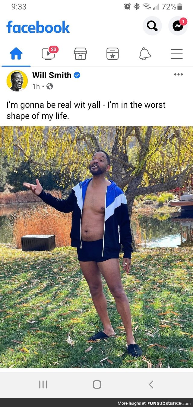 The great Will Smith still keeping it real with us