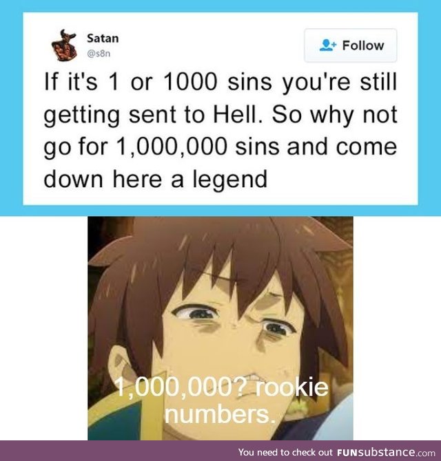 Kazuma is disappointed