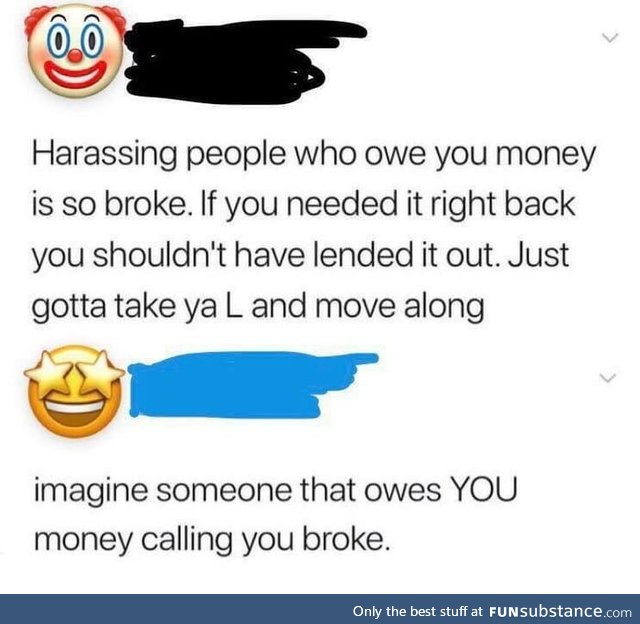 broke