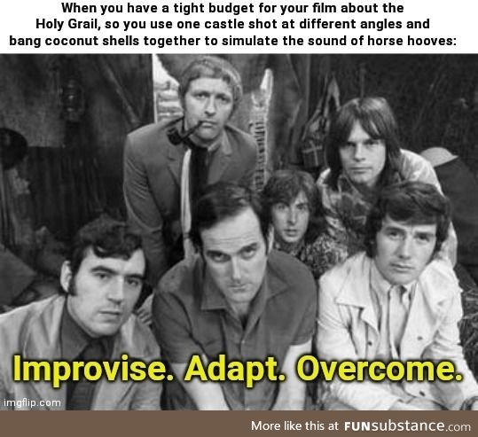 Financial problems require Monty Python solutions