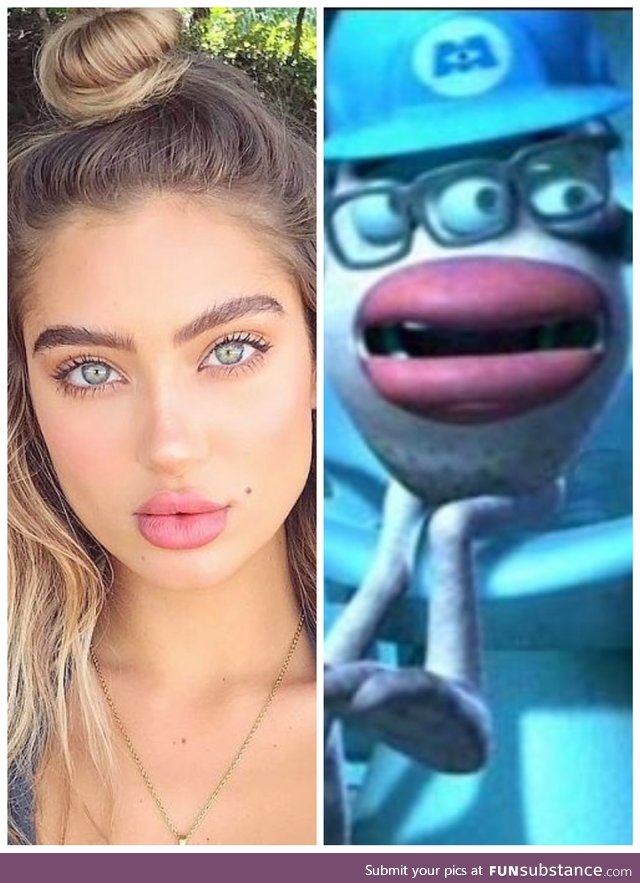 How women with lip injections think they look v.S. How they really look